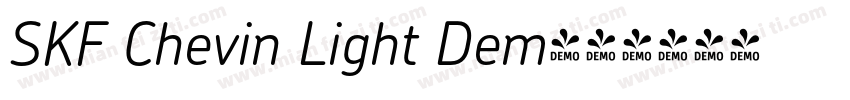 SKF Chevin Light Dem字体转换